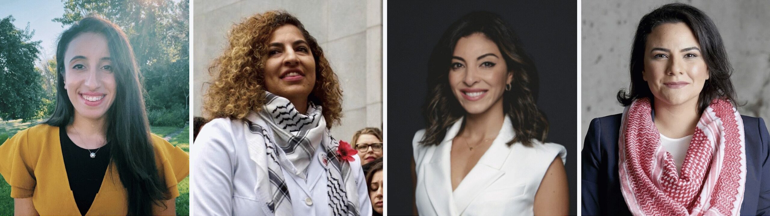 Headshots of webinar speakers.